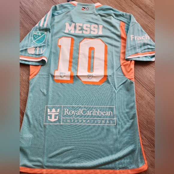 Jersey 2024 Inter Miami Aqua Messi#10 - Picture 10 of 11